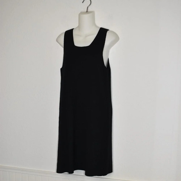Preview Collection 100% Merino Dress Sz S Minimalist Neutral Classic Preppy VTG - Picture 3 of 14